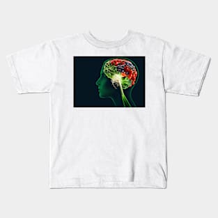 Brain food, conceptual image (C006/8482) Kids T-Shirt